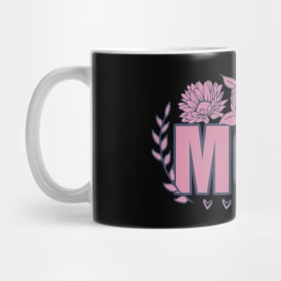 Floral Mom Mammy Mama Gift for Mother Mask Mother Day with Love Mug